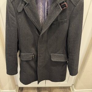 Ted Baker Black and Purple Coat